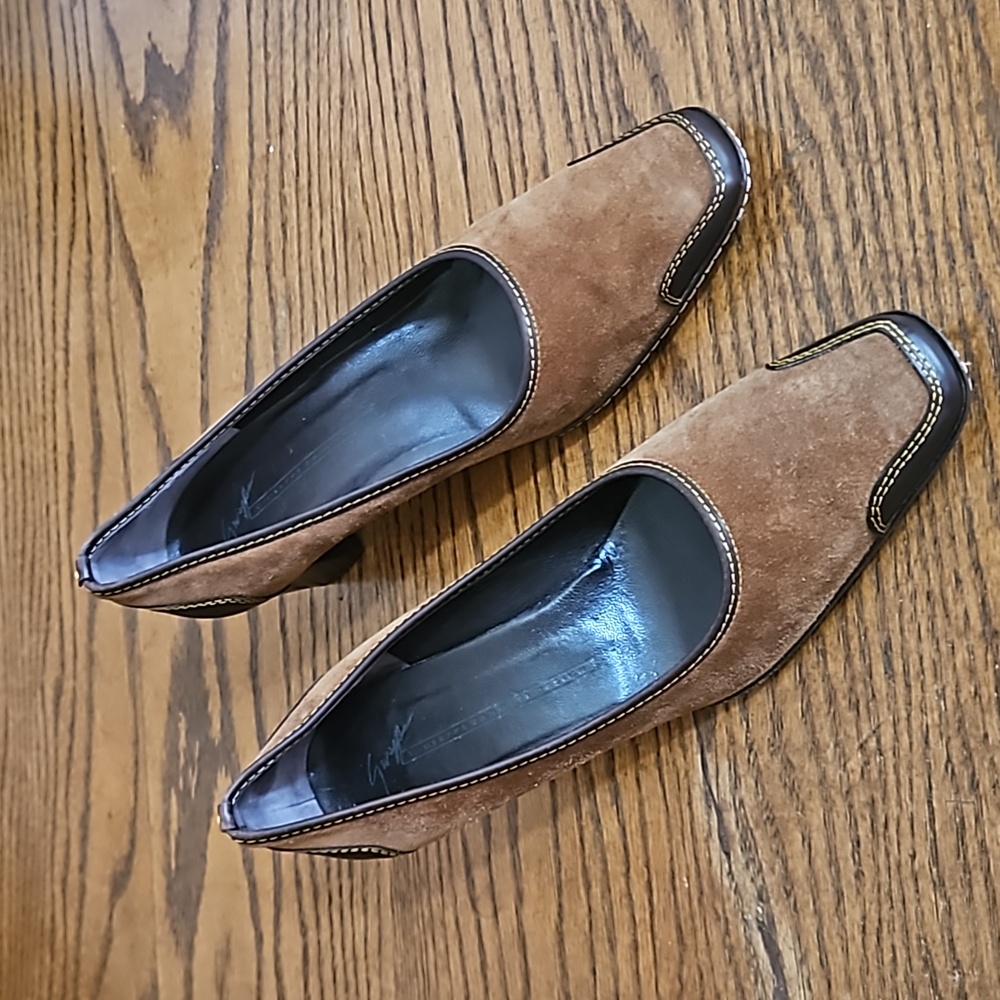 Rare Vintage Guiseppe Zanotti Brown Suede and Leather Shoes - Picture 15 of 16